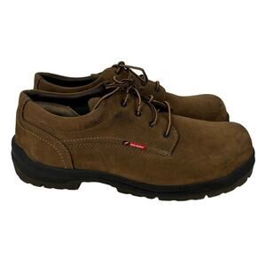 Red Wing Steel Toe Shoes Mens Size 15 Brown Leather Electrical Hazard Oxford